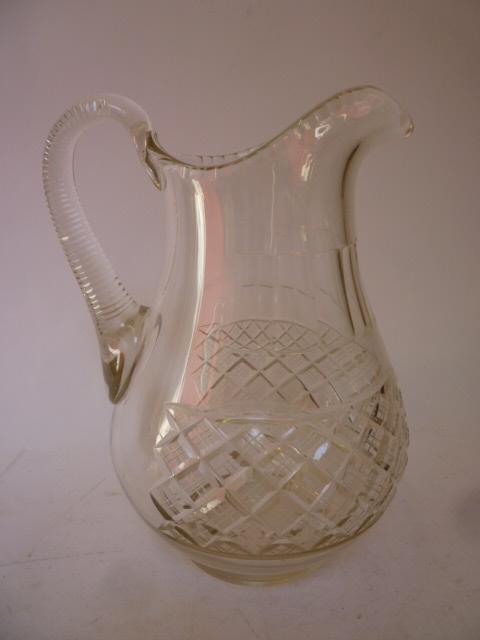 Appraisal: A LARGE JUG c of baluster form with a panel