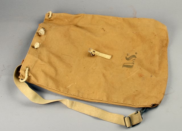 Appraisal: Canvas Recruit Bag Very uncommon contract date