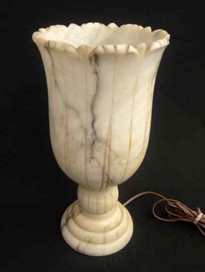 Appraisal: Decorative marble lamp '' Ht