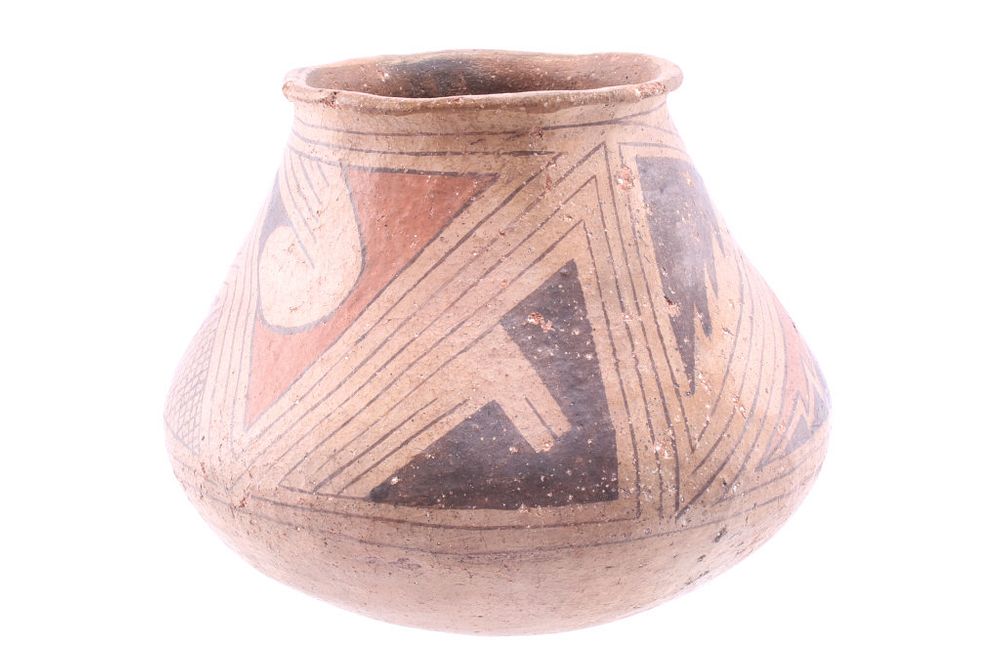 Appraisal: Acoma Pueblo Polychrome Painted Olla c th C Featured in