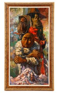 Appraisal: Ilias Muratov Three Figures Oil Ilias Muratov Russian American th