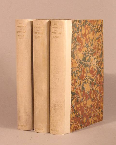 Appraisal: NONESUCH PRESS Blake William Writings London Nonesuch Press Illustrated vols