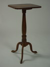 Appraisal: CANDLE STAND - th C New Hampshire Queen Anne tiger