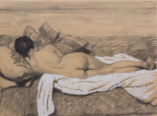 Appraisal: Sale Lot Th ophile Alexandre Steinlen French Swiss - Nude