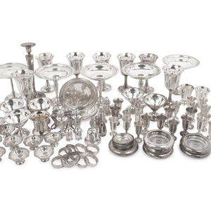 Appraisal: A Collection of American Silver Table Articles Various Makers th