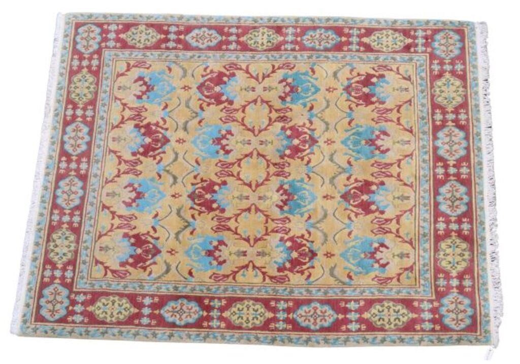 Appraisal: Hand-tied Tibetan rug approx ' l ' w Provenance An