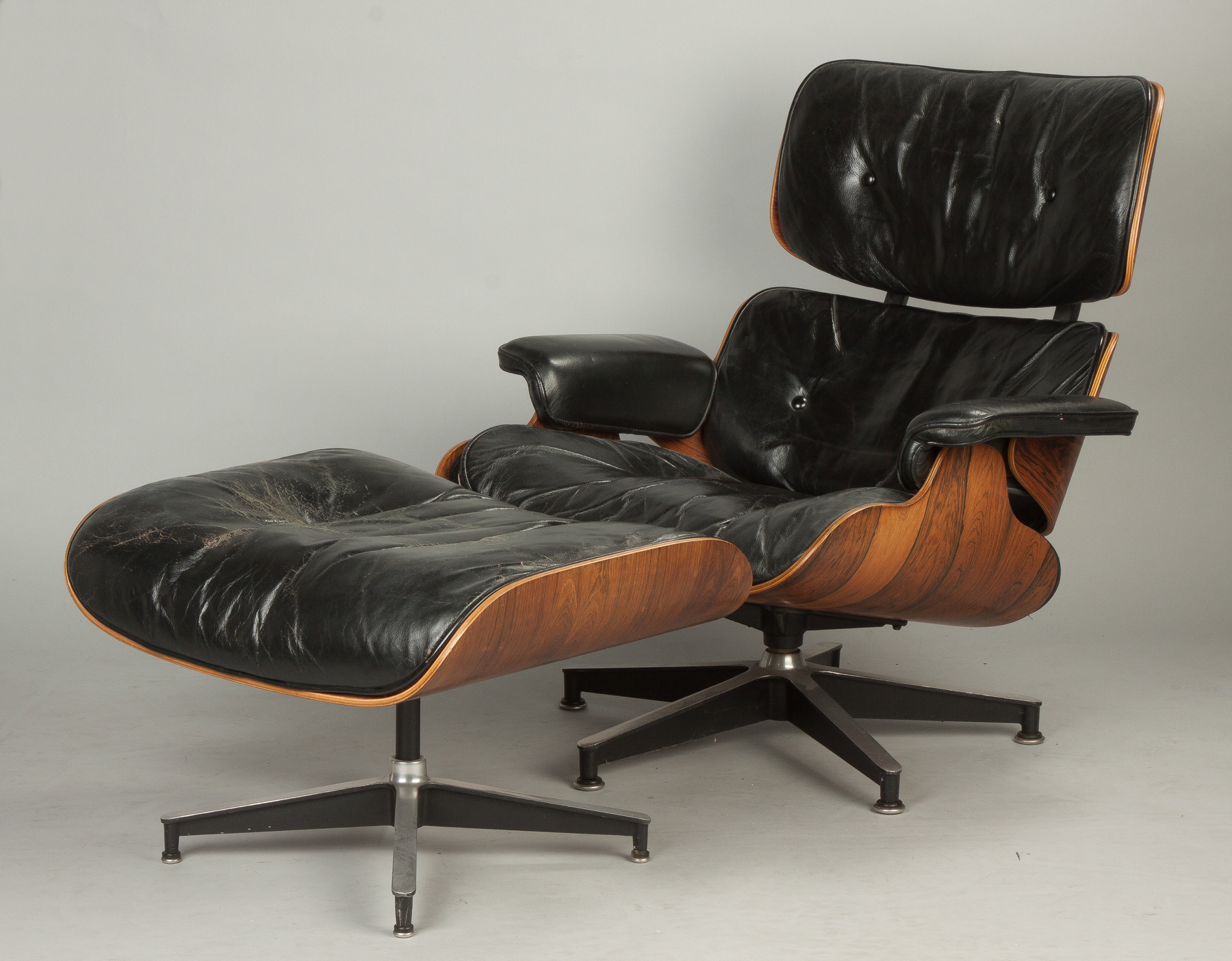 Appraisal: Eames Lounge Chair and Ottoman Herman Miller designed by Charles