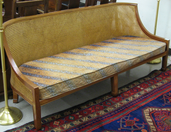 Appraisal: THREE-PIECE TEAKWOOD SEATING FURNITURE SET Chinese mid th century comprising