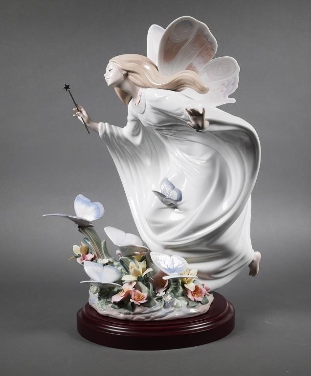 Appraisal: Retired Lladro Fairy of the Butterflies Limited Edition Porcelain figurine