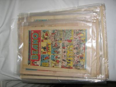 Appraisal: A quantity of early English comics comprising Beano No Feb