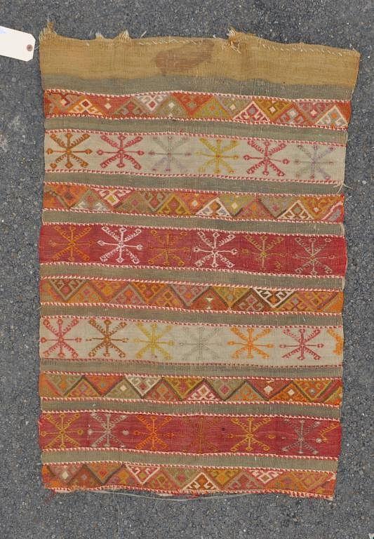 Appraisal: Tribal Woven Rug in multicolor palette ' by ' with