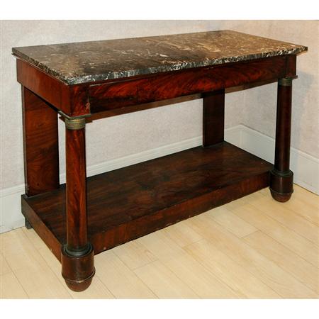 Appraisal: Empire Mahogany Console Estimate -