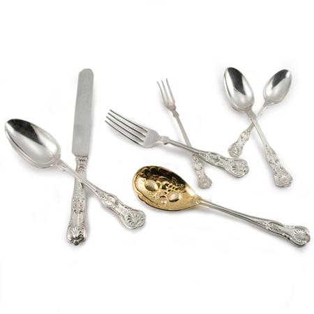 Appraisal: Assembled Sterling Silver Flatware Service T w Similar Set of