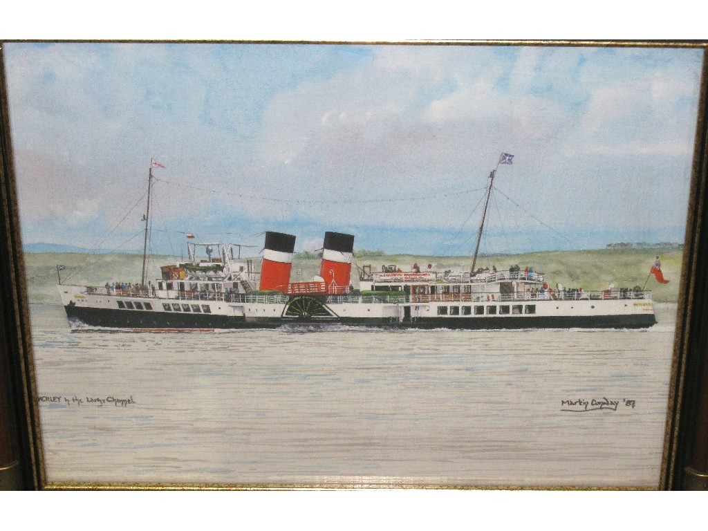 Appraisal: AFTER MARTIN CONWAY Two reproduction prints 'P S Waverley' and