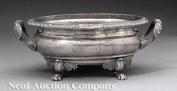 Appraisal: A Regency Sterling Silver Sauce Tureen Joseph Hardy London -