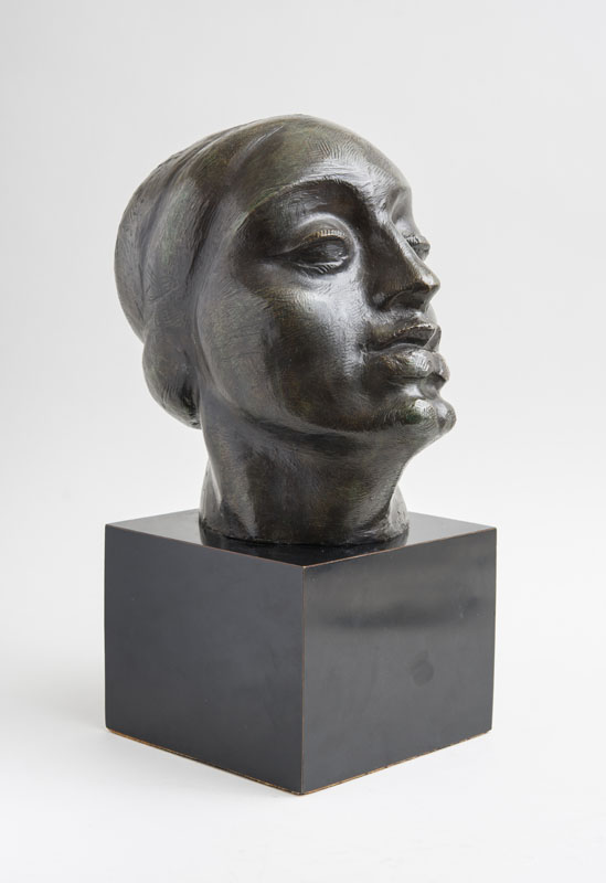 Appraisal: GASTON LACHAISE - HEAD Bronze with the 'Lachaise Estate' stamp