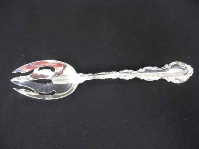 Appraisal: Gorham Strasbourg Sterling Slotted Tablespoon '' long excellent