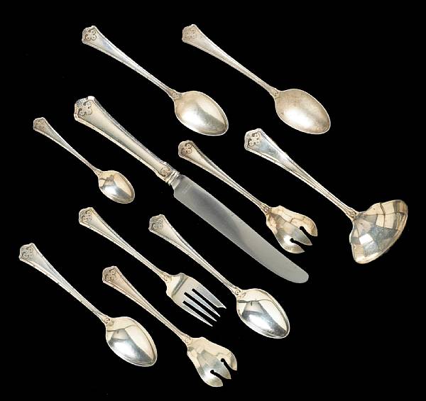 Appraisal: A sterling flatware setWallace Silversmiths Wallingford CTCarmel Comprising - in