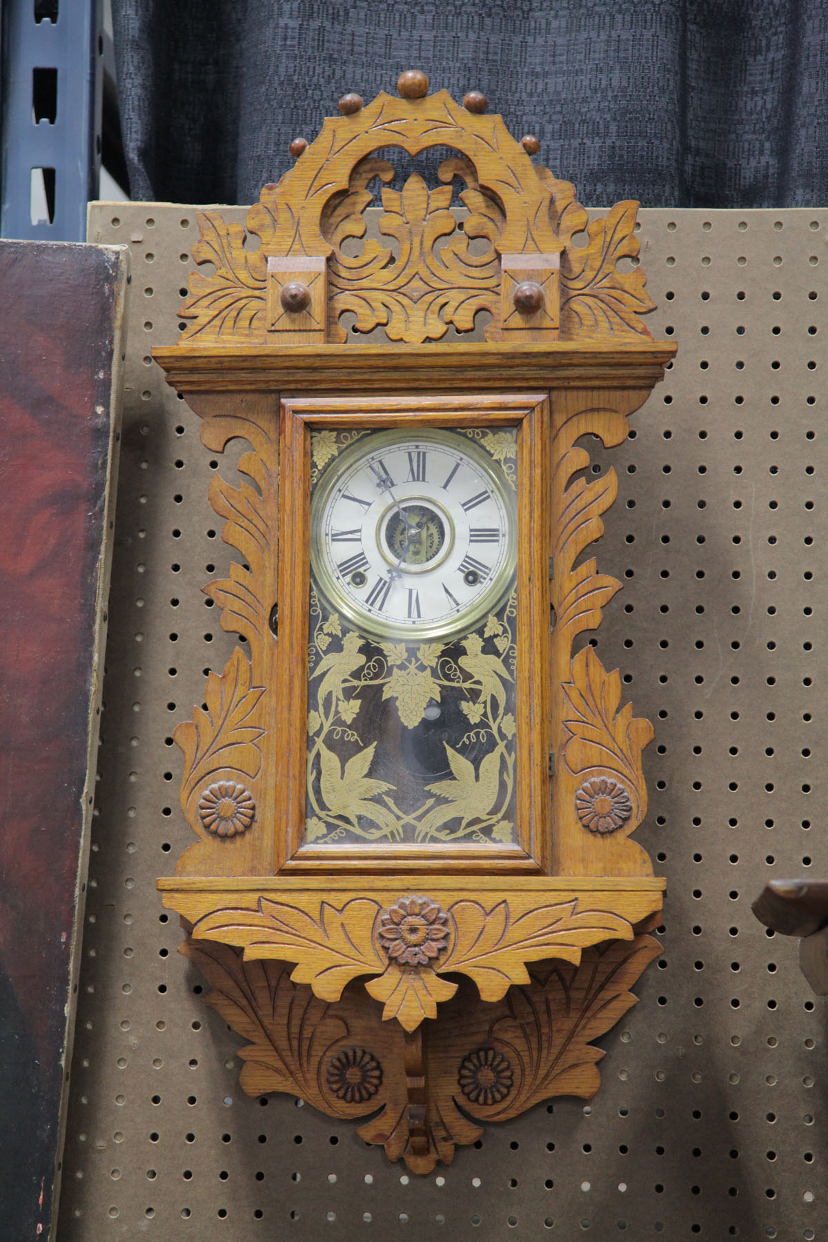 Appraisal: WALL CLOCK Connecticut early th century Eight day time strike