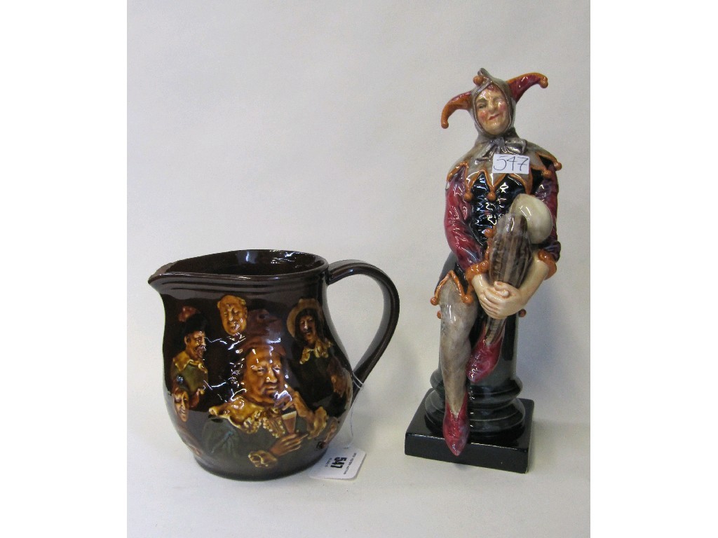 Appraisal: Royal Doulton Kingsware 'Memories' water jug decorated with Dickens characters