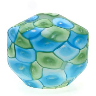 Appraisal: Ermanno Toso Nerox glass globe for Fratelli Toso Ermanno Toso