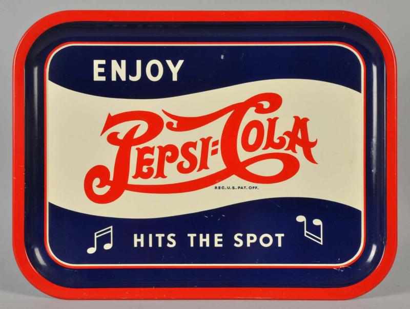 Appraisal: Pepsi-Cola Serving Tray s Clean and bright with only some