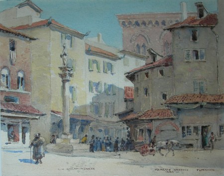 Appraisal: ALEXANDER HENRY HALLAM MURRAY BRITISH - FLORENCE SIgned dated and