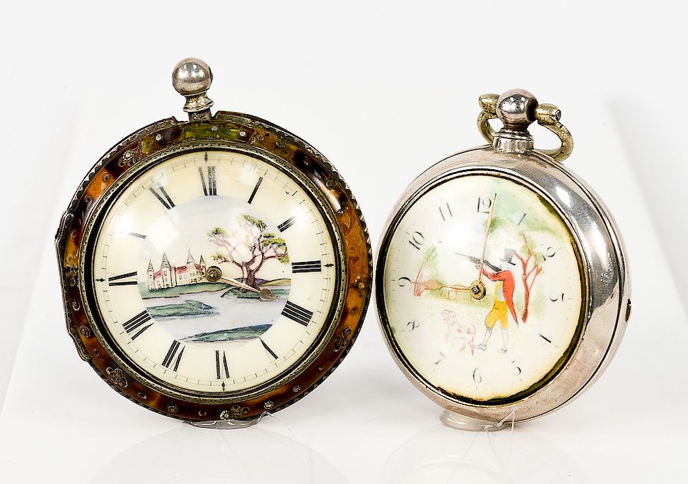 Appraisal: Two English silver cased pocket watches to include Berncastle of