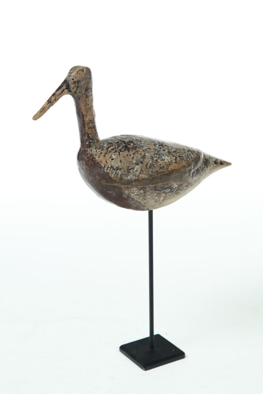 Appraisal: DOWITCHER SHOREBIRD North Carolina late th century wood Root-head dowitcher