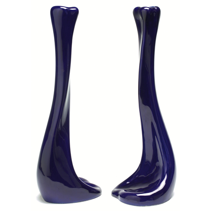 Appraisal: Elsa Peretti Bone candlesticks pair