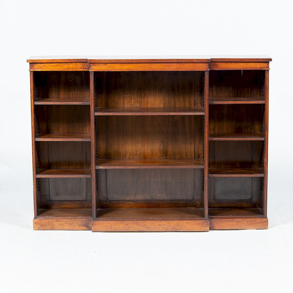 Appraisal: English Mahogany Open Bookcase x x in Property from the