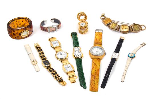 Appraisal: Sale Lot An Assortment of Costume Watches consisting of ten