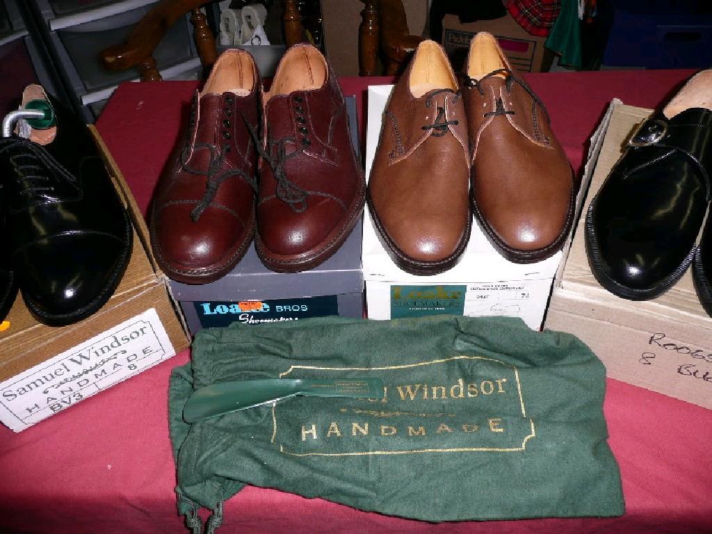 Appraisal: Lovely quality gent's shoes including two pairs of Loakes brown