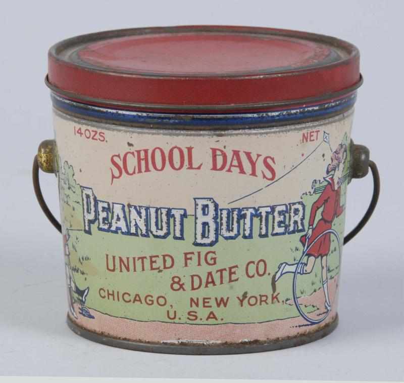 Appraisal: School Days Peanut Butter Pail Description Very graphic peanut butter