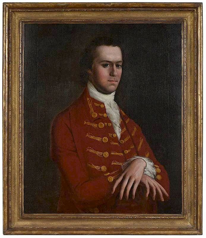 Appraisal: Henry Benbridge South Carolina - Portrait of Elias Ball III