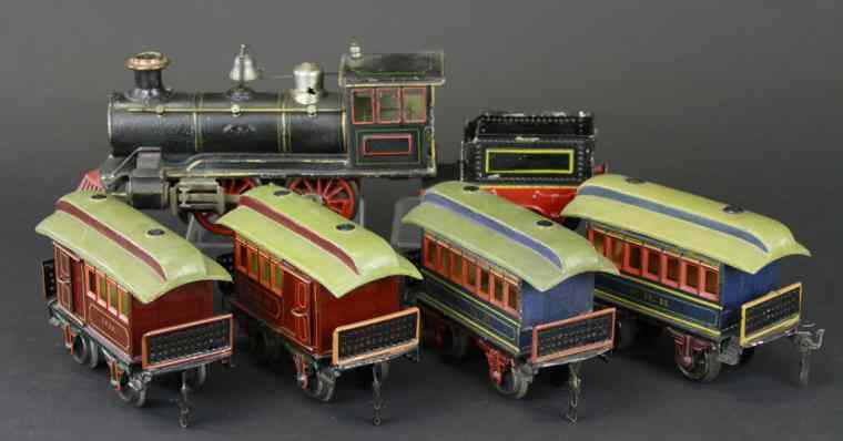 Appraisal: MARKLIN GAUGE ' ' PASSENGER TRAIN SET Germany hand painted