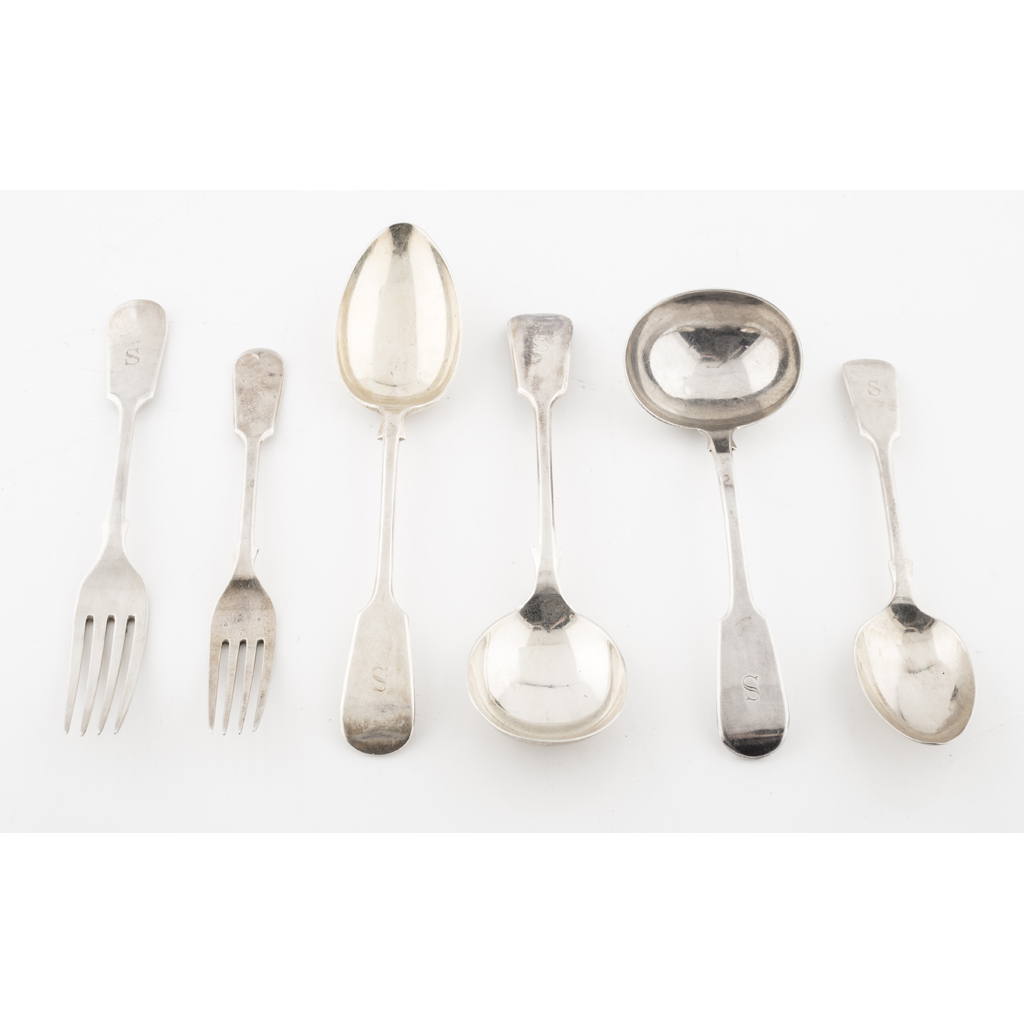 Appraisal: A s composite suite of flatware Cooper Brothers Sons Ltd