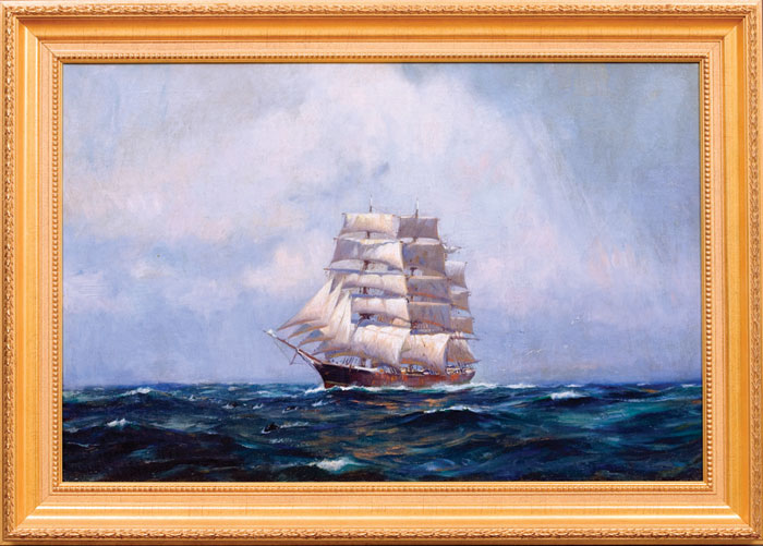 Appraisal: FRANK VINING SMITH AMERICAN - CLIPPER SHIP AT SEA Oil