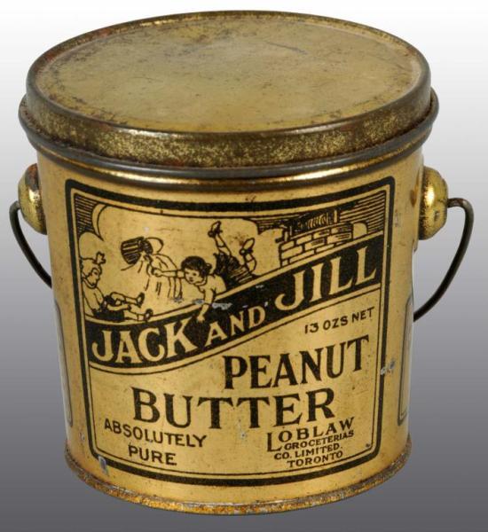 Appraisal: Jack Jill Peanut Butter Pail Description Unique and hard-to-find piece