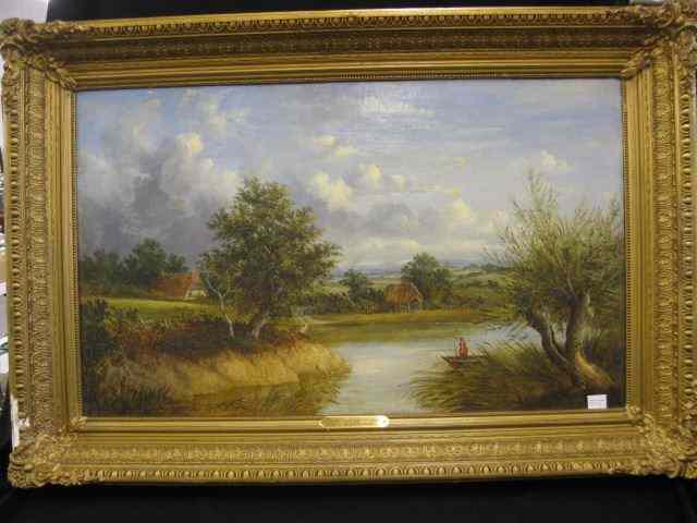 Appraisal: H C Buttler Oil ''In the Yard Near Norwich'' farm