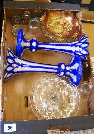 Appraisal: A collection of various old Glassware to include Carnival Glass