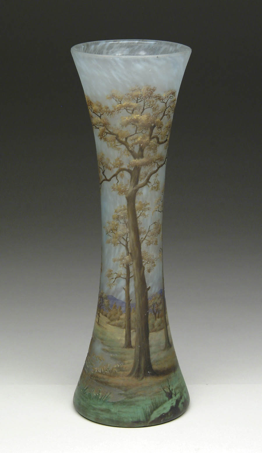 Appraisal: DAUM FRENCH CAMEO VASE Excellent example of early acid-etched and