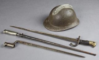 Appraisal: Group of Five French Military Items c cons Group of