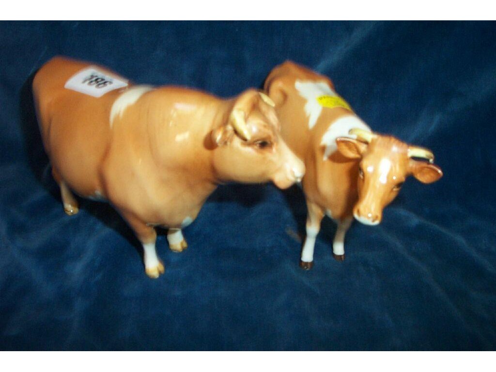 Appraisal: A Beswick model of a Guernsey bull CH-Sabrina's Sir Richmond