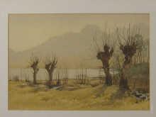 Appraisal: A watercolour of a Loch side landscape signed and dated