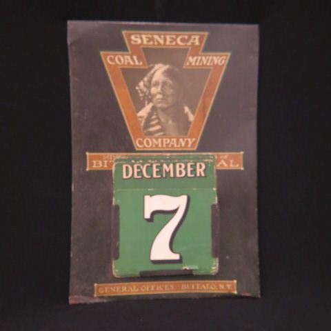 Appraisal: Advertising Calander Seneca Coal MiningCompany complete x