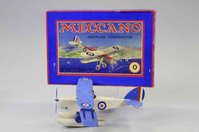 Appraisal: MECCANO BOXED AEROPLANE England heavy tinplate done in blue and