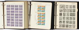 Appraisal: U S STAMP ALBUM COLLECTION PL U S STAMP ALBUM