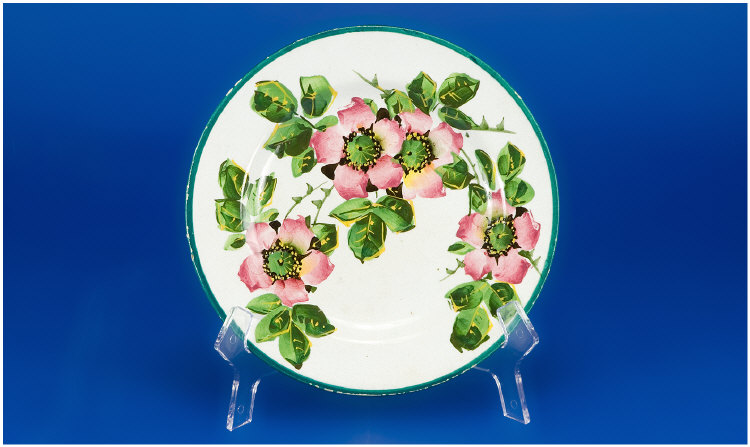 Appraisal: Wemyss Xmas Rose Plate inches in diamter