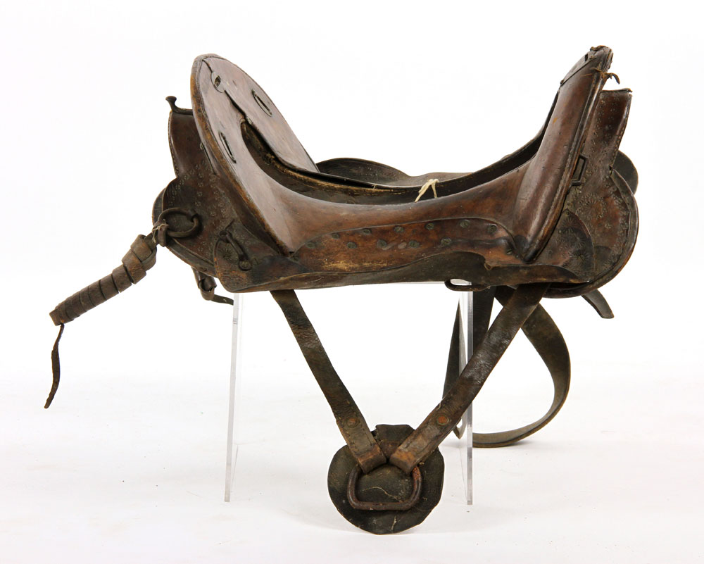 Appraisal: - Civil War Period Saddle Civil War period saddle h